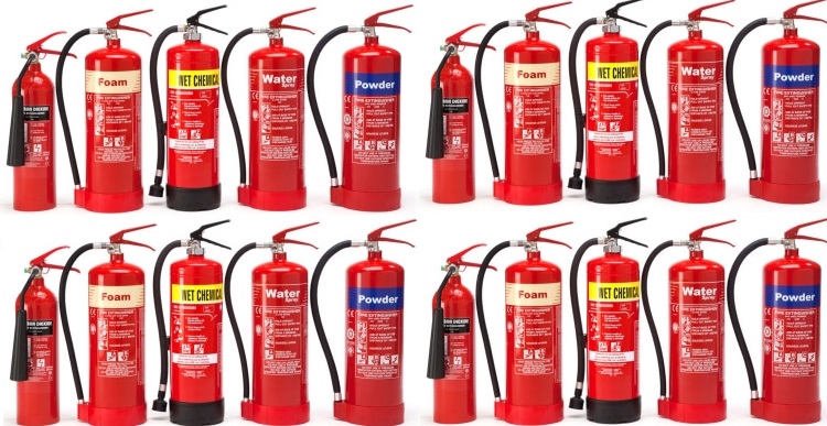 .Fire extinguisher.